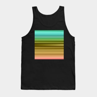 Elegant rainbow stripes Tank Top